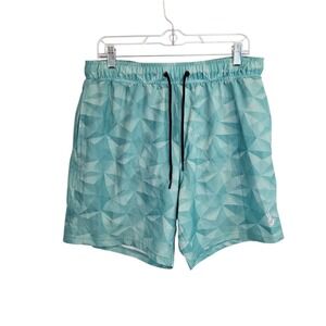 Spyder Standard 7"‎ Volley Swim Trunks Aqua Tristar Men's  Large
